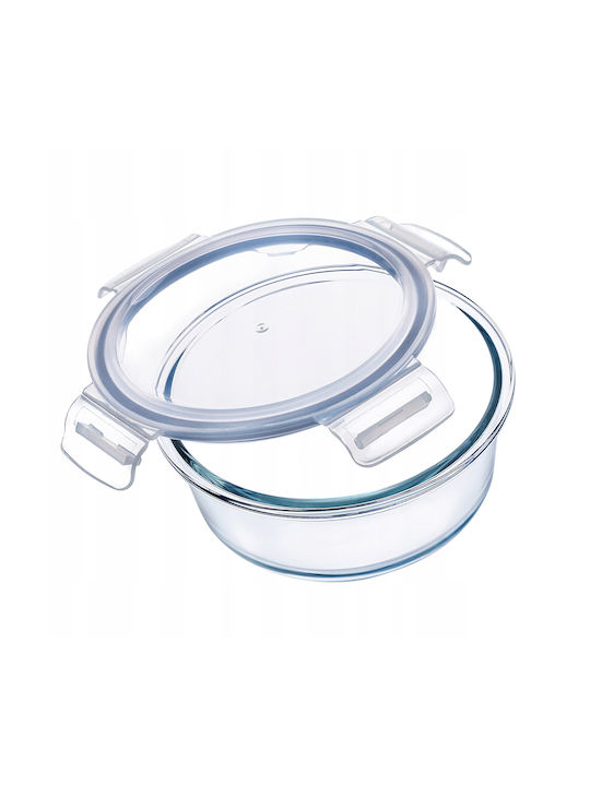 Kadax Δοχείο Φαγητού Γυάλινο Διάφανο 950ml