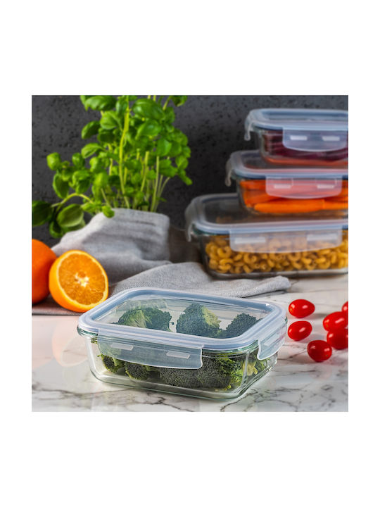Kadax Lunchbox Glas Transparent 1040ml 1Stück