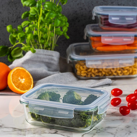 Kadax Lunchbox Glas Transparent 1040ml 1Stück