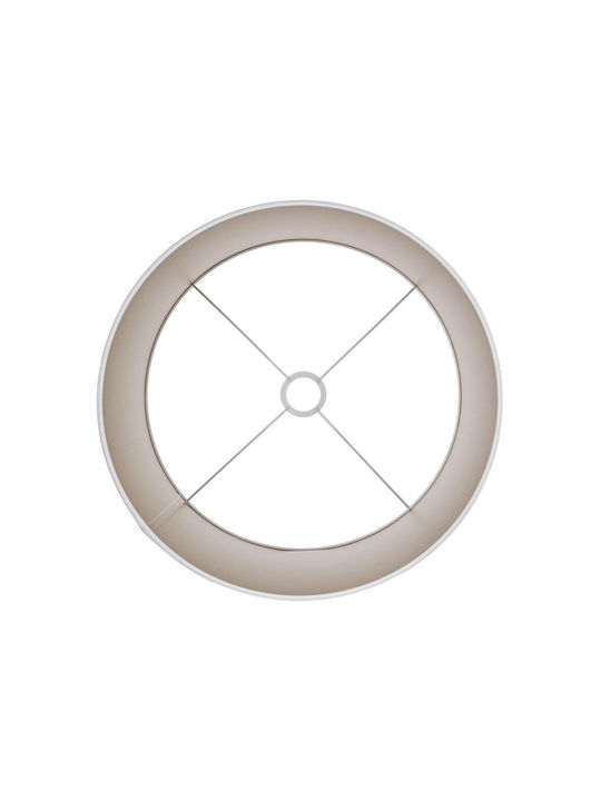 Butlers Rund Lampenschirm Beige mit Durchmesser 40cm