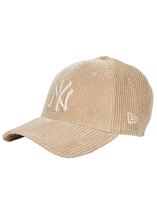 New Era Mlb New York Yankees Cord 9forty Γυναικείο Jockey Μπεζ