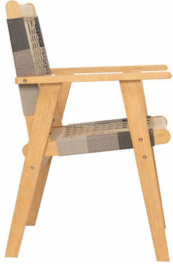 Outdoor Chair Wooden Vega Multicolour 58x56x58cm