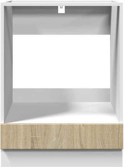 Dulap Inferior pentru Cuptor Sonoma Oak, Brown 60x46x81.5buc
