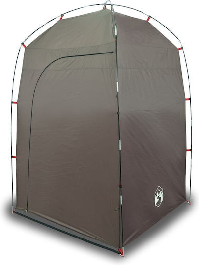 vidaXL Camping Tent Toilet Brown 140x140x213cm