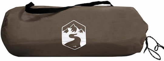 vidaXL Campingzelt Braun für 1 Person 140x140x213cm
