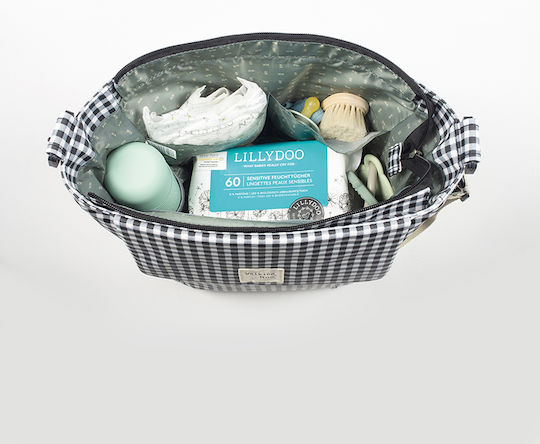 Walking Mum Shoulder/Hand Diaper Bag I Love Vichy Black 41x34x12cm.
