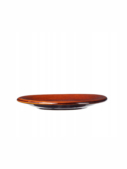 Kadax Farfurie adâncă Ceramică Maro cu Diametru 19cm 6buc