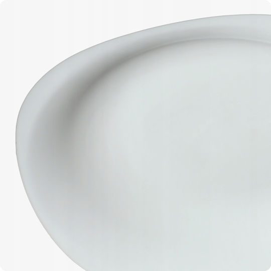 Kadax Farfurie joasă Pătrat Alb 20x21cm 3buc