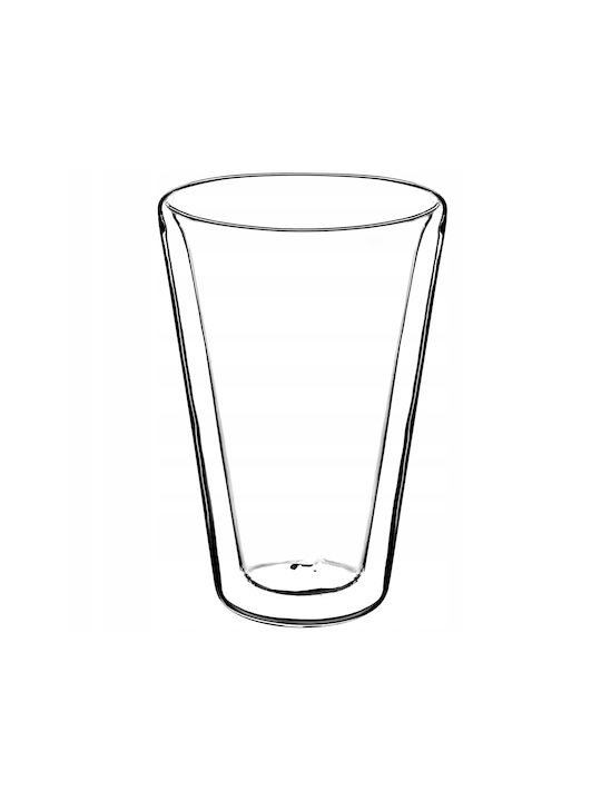 Kadax Gläser-Set Kaffee/Freddo / Wasser aus Glas 2Stück