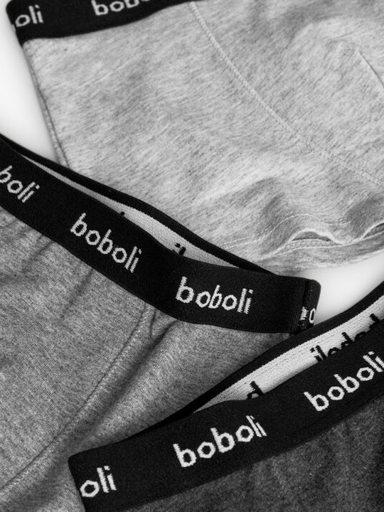 Boboli Σετ Παιδικά Βρακάκια Γκρι 3τμχ