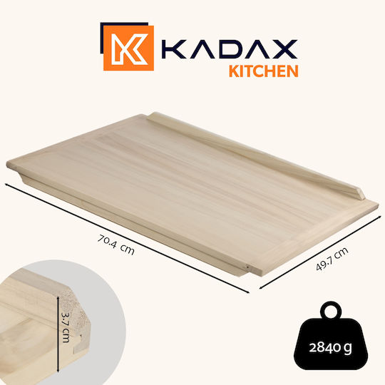 Kadax Επιφάνεια Κοπής Ξύλινη 70x50cm