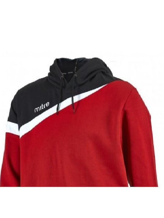 MITRE SWEATSHIRT WITH EARRINGS RED-BLACK T50108 SBW