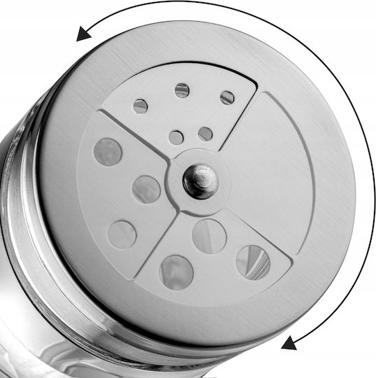Kadax Salz- und Pfefferset Inox mit Gestell 2Stück