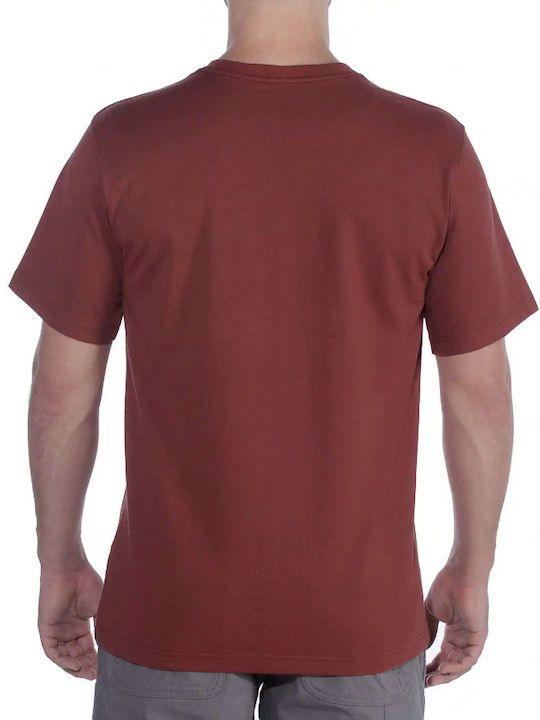 Carhartt Heavyweight T-shirt Bărbătesc cu Mânecă Scurtă Mocha Heather