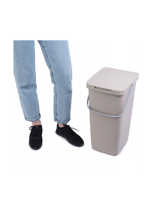 Kadax Abfalleimer Recycling Kunststoff Braun 25Es 1Stück