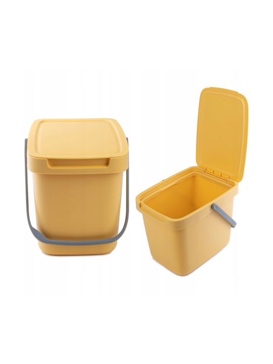 Kadax Coș de Gunoi Plastic Verde 6lt 1buc