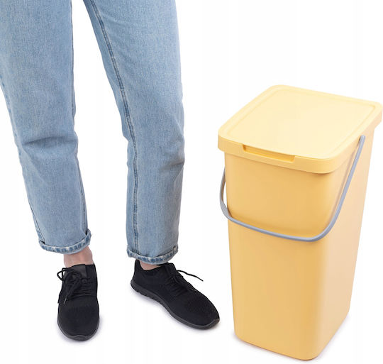 Kadax Coș De Gunoi Din Plastic Verde 25lt