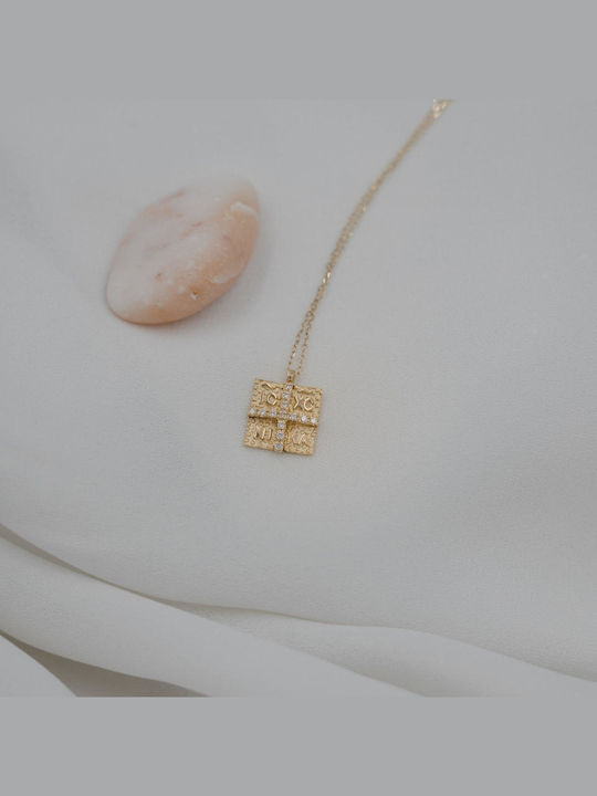 Themelidis Jewels Necklace Constantine Talisman made of 14K Gold Themelidis Jewels Necklace Constantine Talisman made of 14K Gold