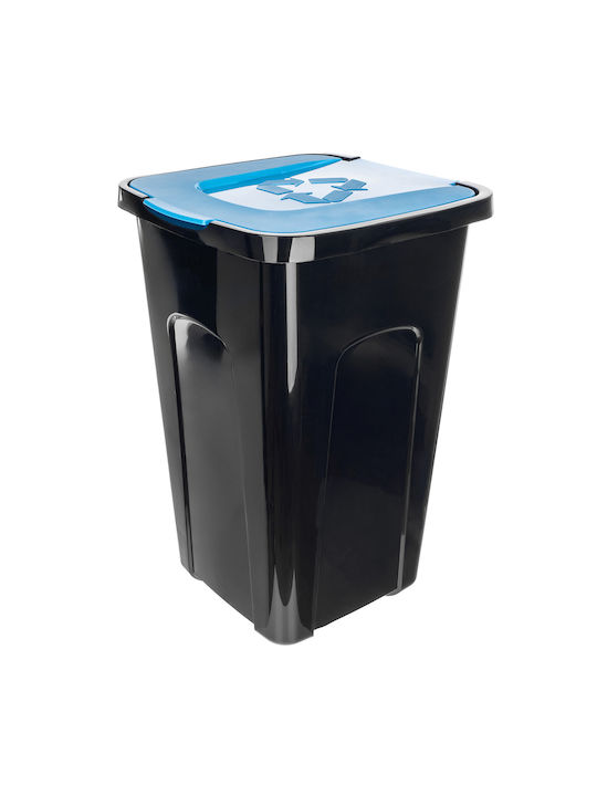 Kadax Coș de Gunoi Plastic Albastru 50lt 1buc