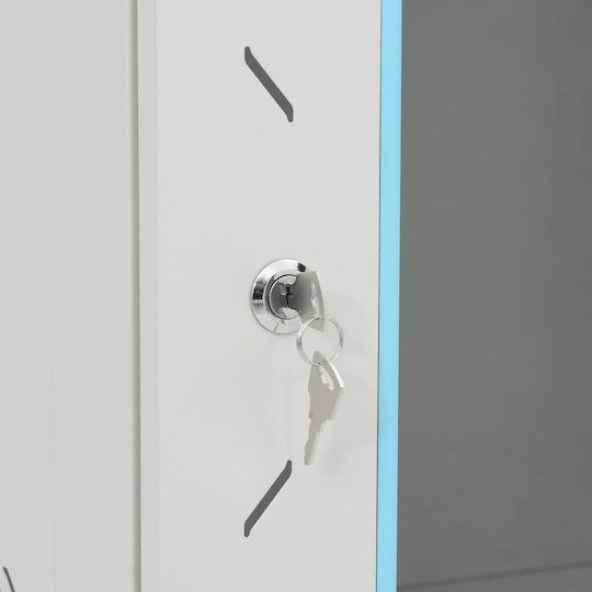 vidaXL Επιδαπέδια Καμπίνα Rack 18U 60x60x100cm Μαύρο 3307632