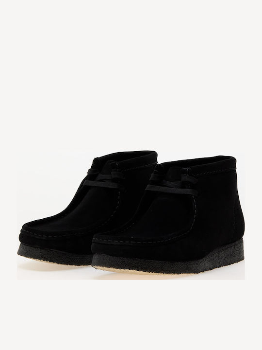 Wallabee Boot Schwarz Herrenstiefel