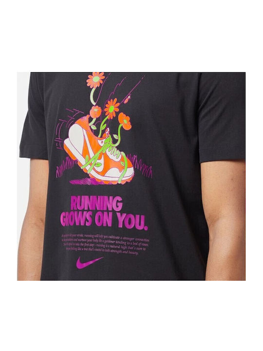 Dri-Fit Αθλητικό T-shirt Μαύρο