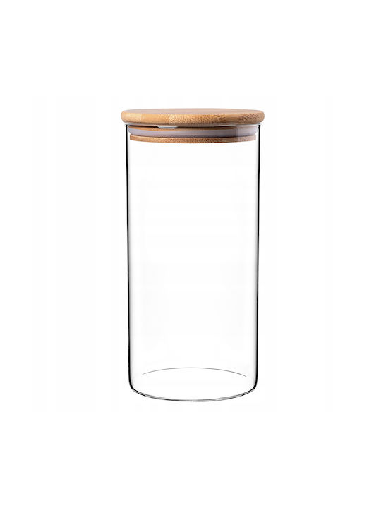 Kadax Vase Pasta with Lid Glass Transparent 1400ml