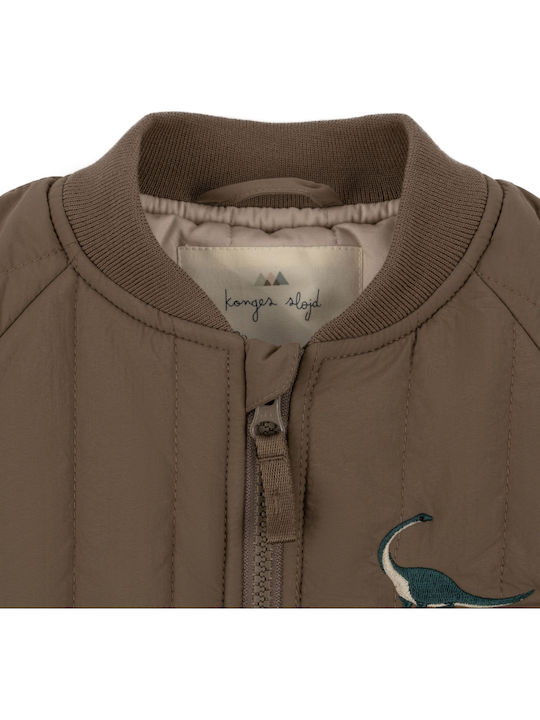 Kids' Bomber with Lining Dino
