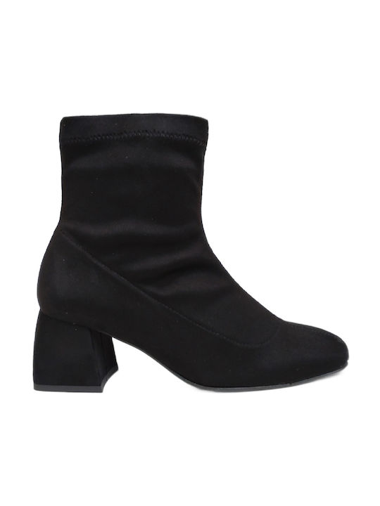 Botine Femei Tip Șosetă - Elastic Cașmir Beatris 0690.BK Negru