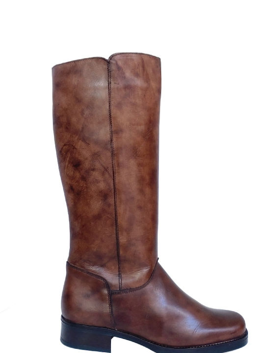 Women's Boots 847-2023.BR Brown Leather