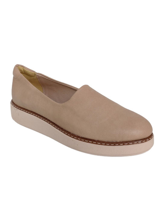 Women's slip on ZIZEL 400 Made in Greece in Nude color