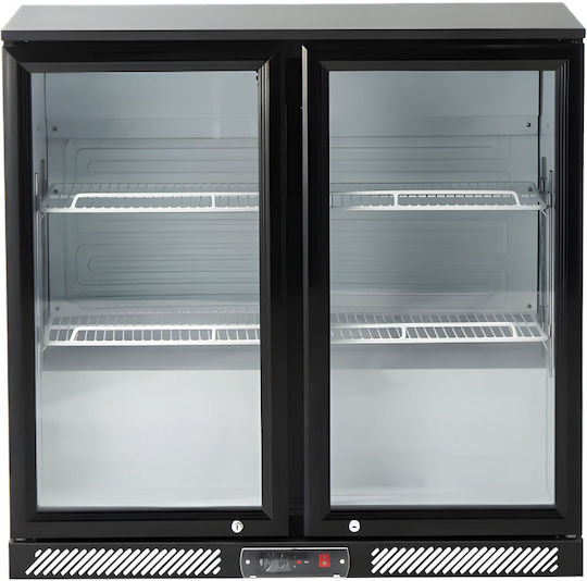 Dynamic Ψυγείο Back Bar 220lt Διπλό Υ89.5xΠ90xΒ50.5cm