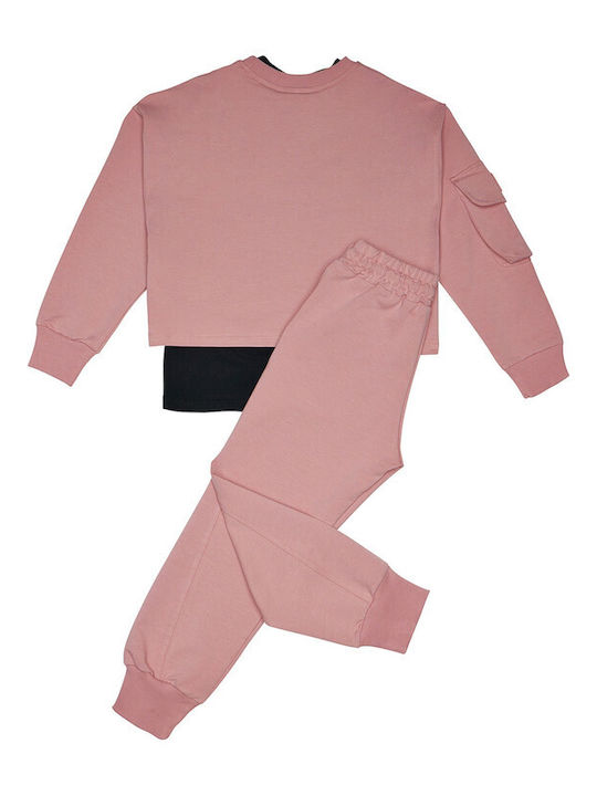 Sprint Kinder Sweatpants Set - Jogginganzug Rose