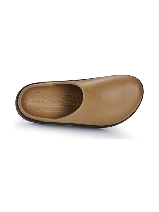 Crocs Dylan Platform Woman Brown Clogs