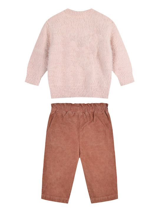 Energiers Kinder Sweatpants Set - Jogginganzug Rosa