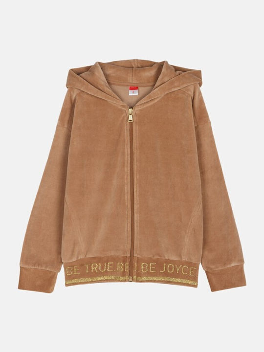 Kinder Sweatpants Set - Jogginganzug Camel 2Stück Gold Letters