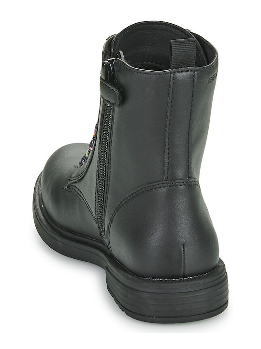 J Eclair Kids Boots with Zipper Black