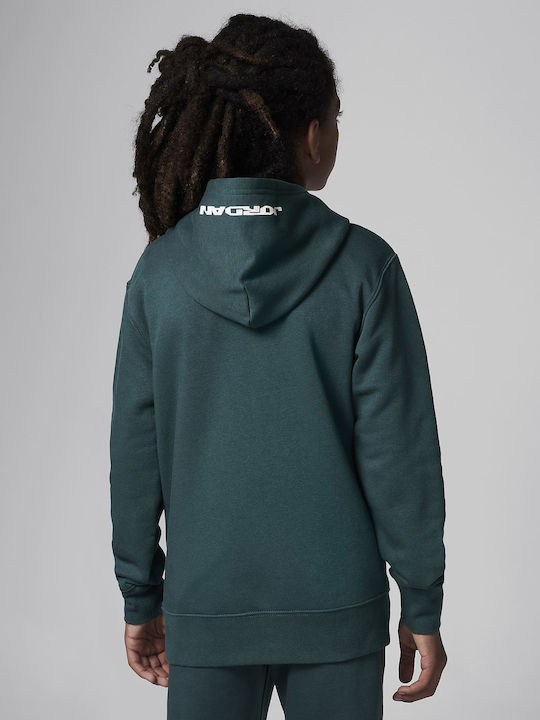 Jordan Kids Sweatshirt with Hood Petrol