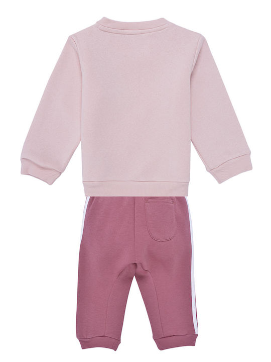 Kids Sweatpants Set Pink 2pcs