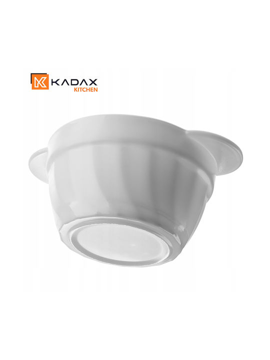 Kadax Serving Bowl Round White with Diameter 18.5cm 12pcs
