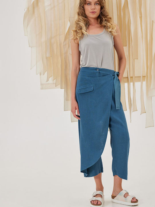 Namaste Femei Tesatura Pantaloni Blue