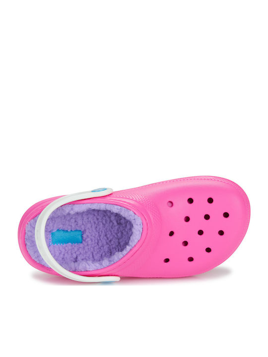 Παντόφλες Ροζ Classic Lined Clog