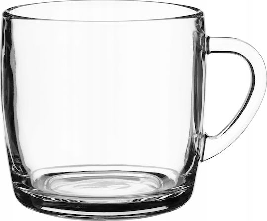 Kadax Cană Sticlă Transparentă 310ml