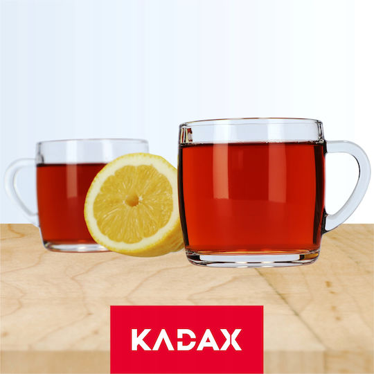 Kadax Κούπα Γυάλινη Διάφανη 310ml 5903699437186