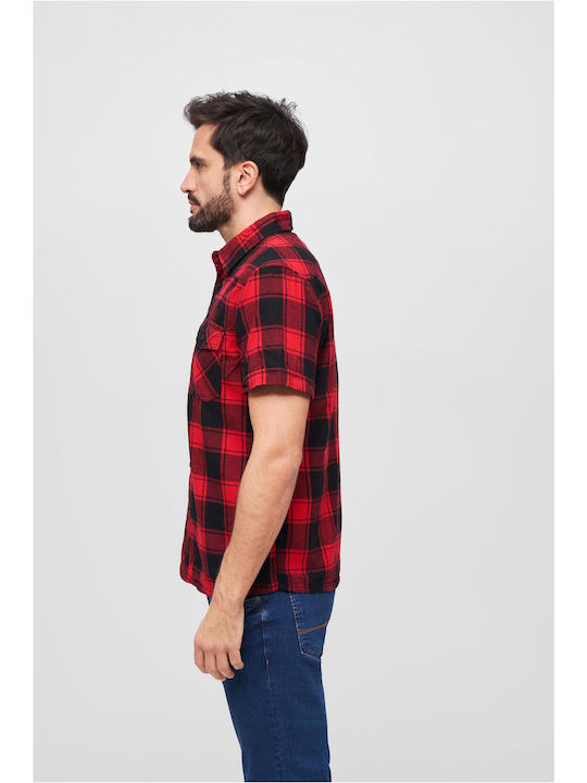 Brandit Denim Shirt Red / Black