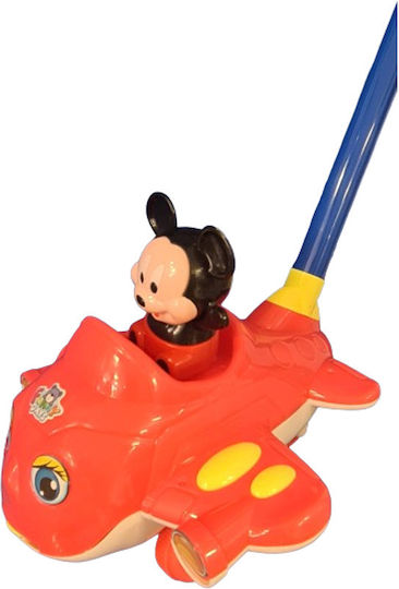 Pull-Along Toy Wheel Mickey Airplane Pink