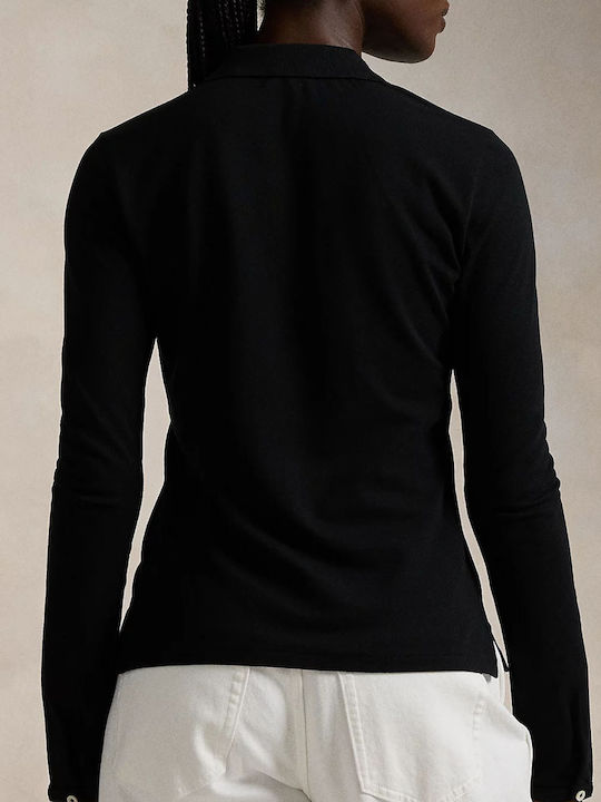 Ralph Lauren Μακρυμάνικο Γυναικείο Πουκάμισο Polo Black