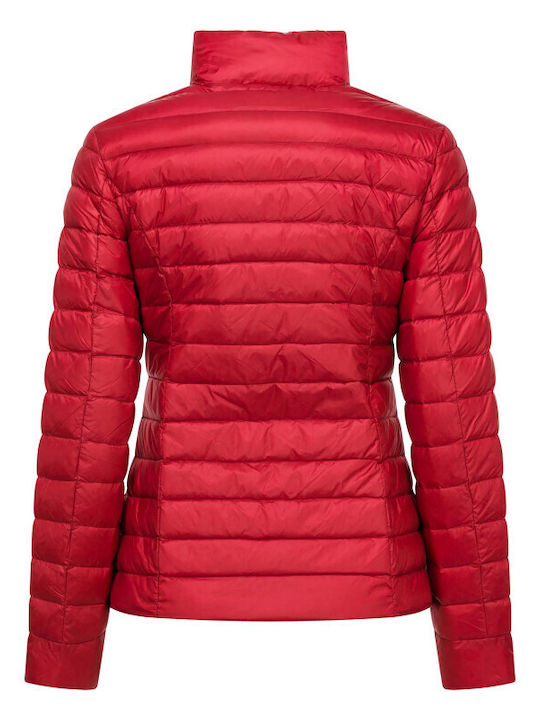 Jott Women's Short Lifestyle Jacket for Winter Red