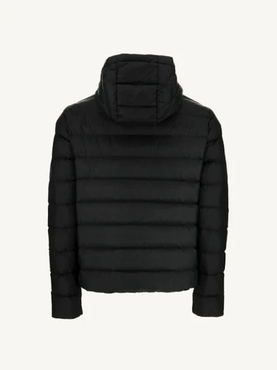 Jott Herren Jacke Lässig Wasserdicht Black