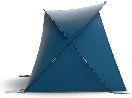 Husky Blum 4 Personen Blaue Strandsonnenschutz & Zelte